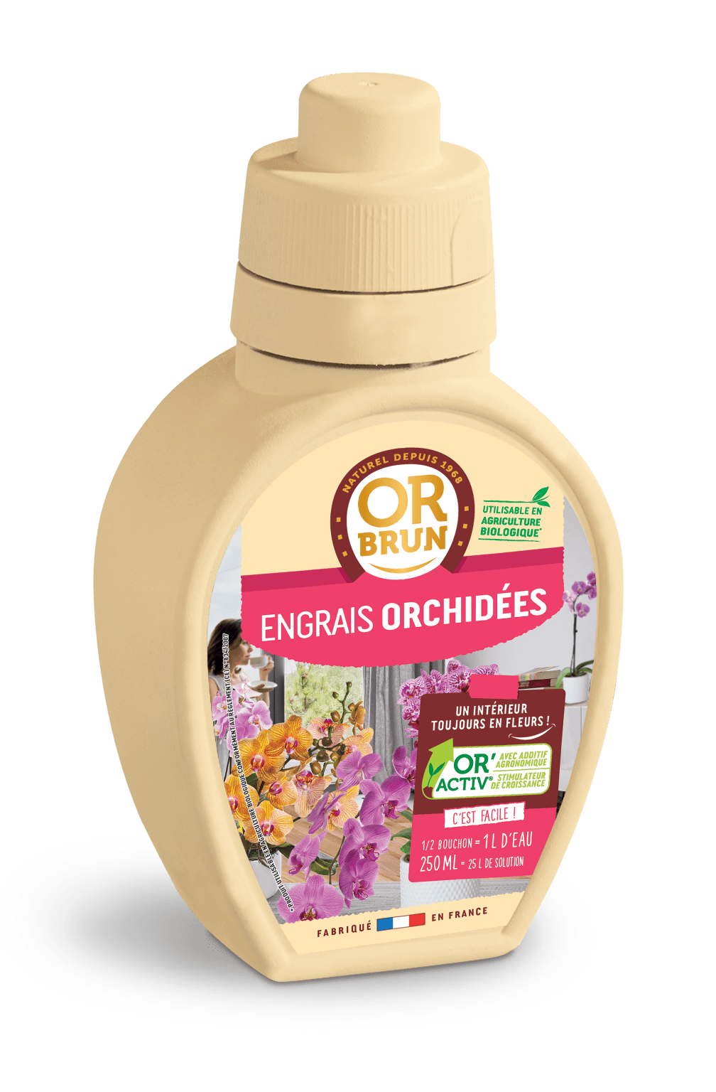 Or Brun - Engrais Liquide Orchidées - OR'ACTIV