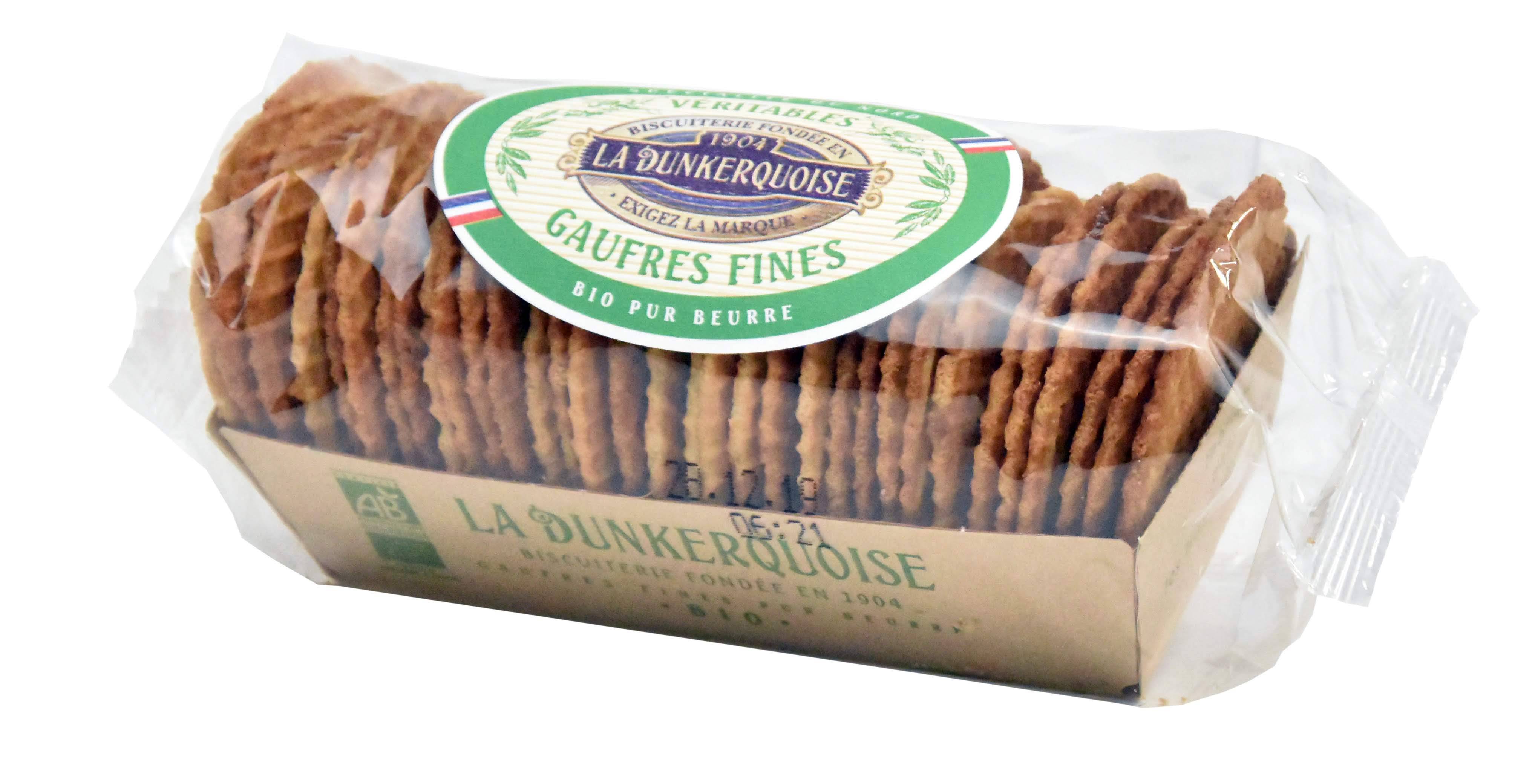 La Dunkerquoise - La Dunkerquoise - Panier Gaufres Fines Pur Beurre Bio 280 g - Image 1