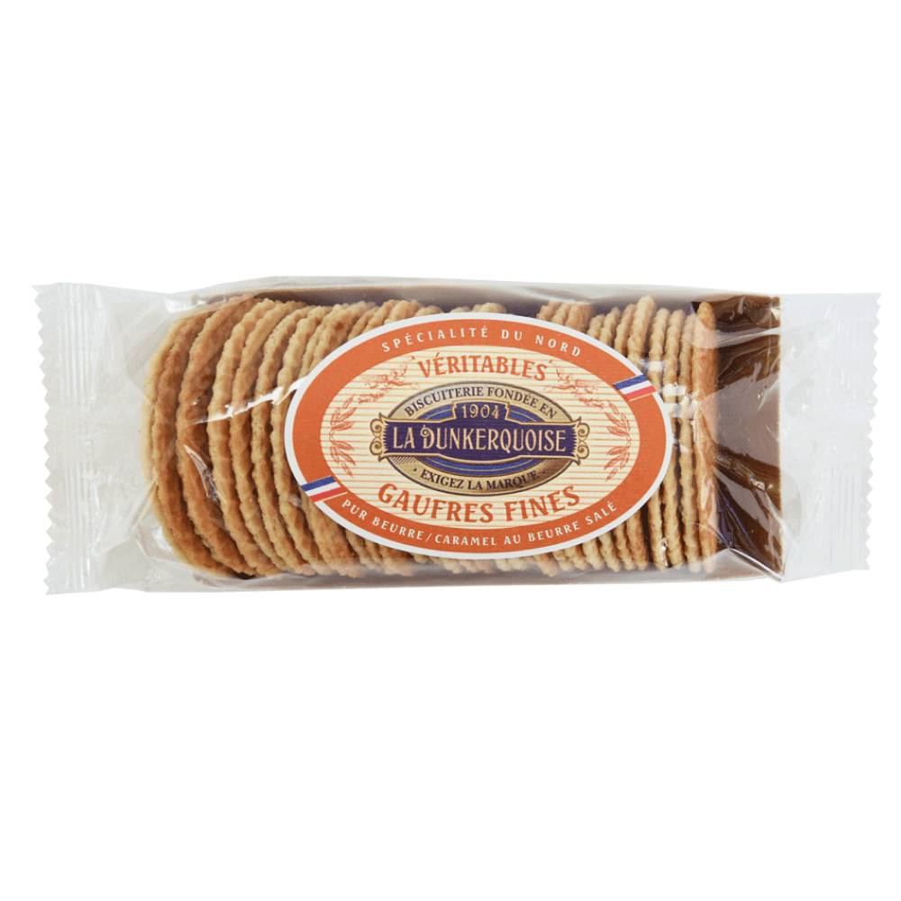 La Dunkerquoise - Panier Gaufres Fines Pur Beurre Caramel Beurre Salé 280 g - Image 1