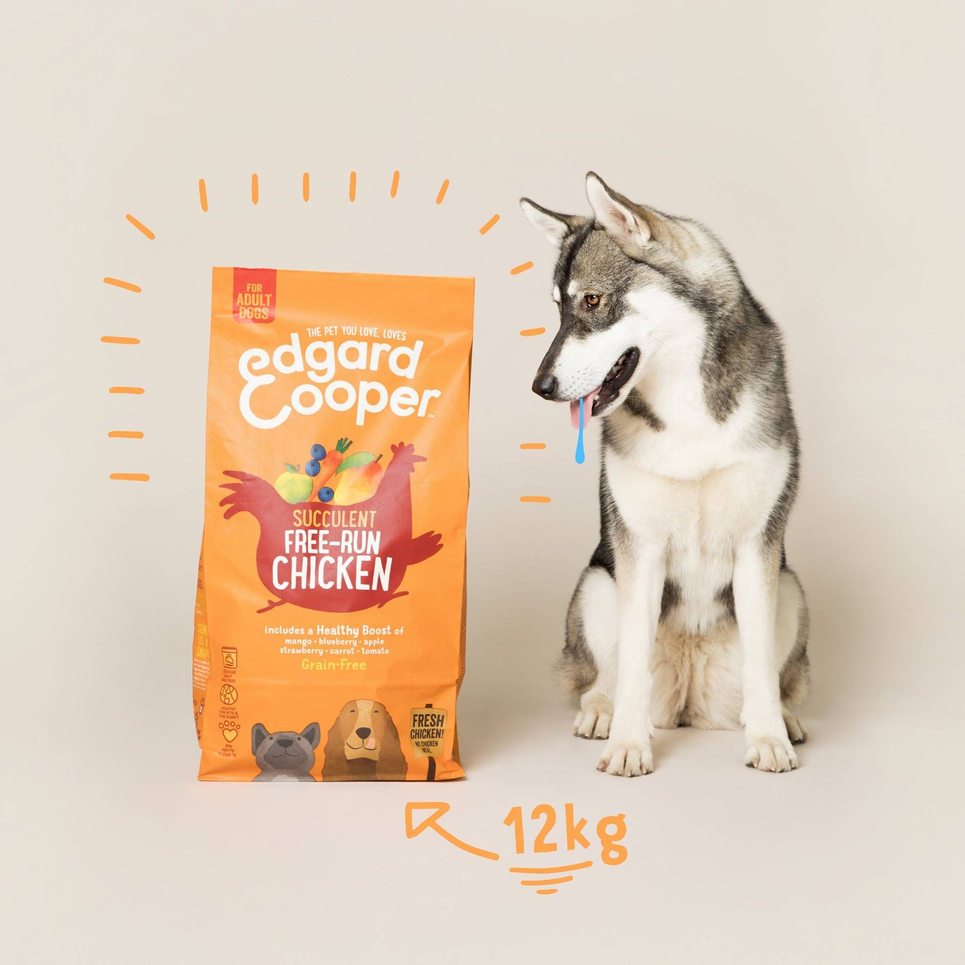 Edgard & Cooper - Croquettes chien adulte sans céréales poulet dinde 2,5 kg - Edgard & Cooper - Image 5