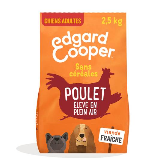 Edgard & Cooper - Croquettes chien adulte sans céréales poulet dinde 2,5 kg - Edgard & Cooper - Image 1