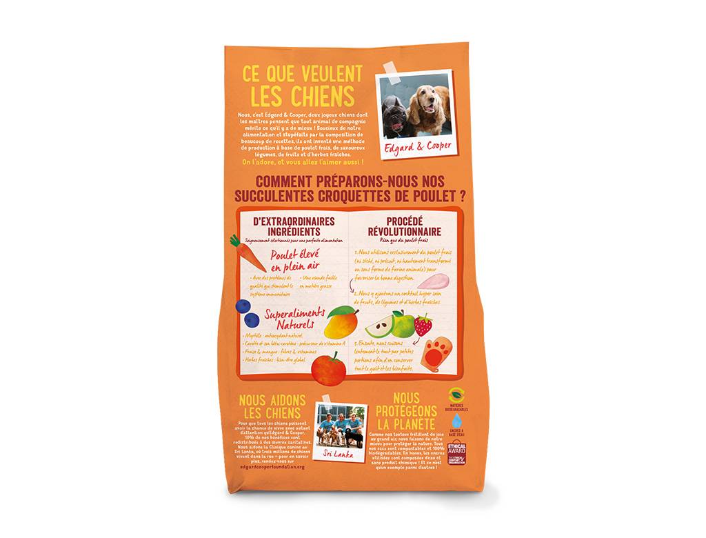 Edgard & Cooper - Croquettes chien adulte sans céréales poulet dinde 2,5 kg - Edgard & Cooper - Image 3