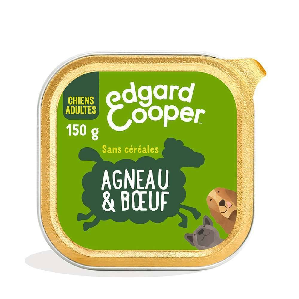 Edgard & Cooper - Pâtée chien adulte sans céréales agneau boeuf 150 g - Edgard & Cooper - Image 1
