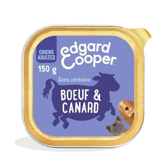Edgard & Cooper - Pâtée chien adulte sans céréales boeuf canard 150 g - Edgard & Cooper - Image 1