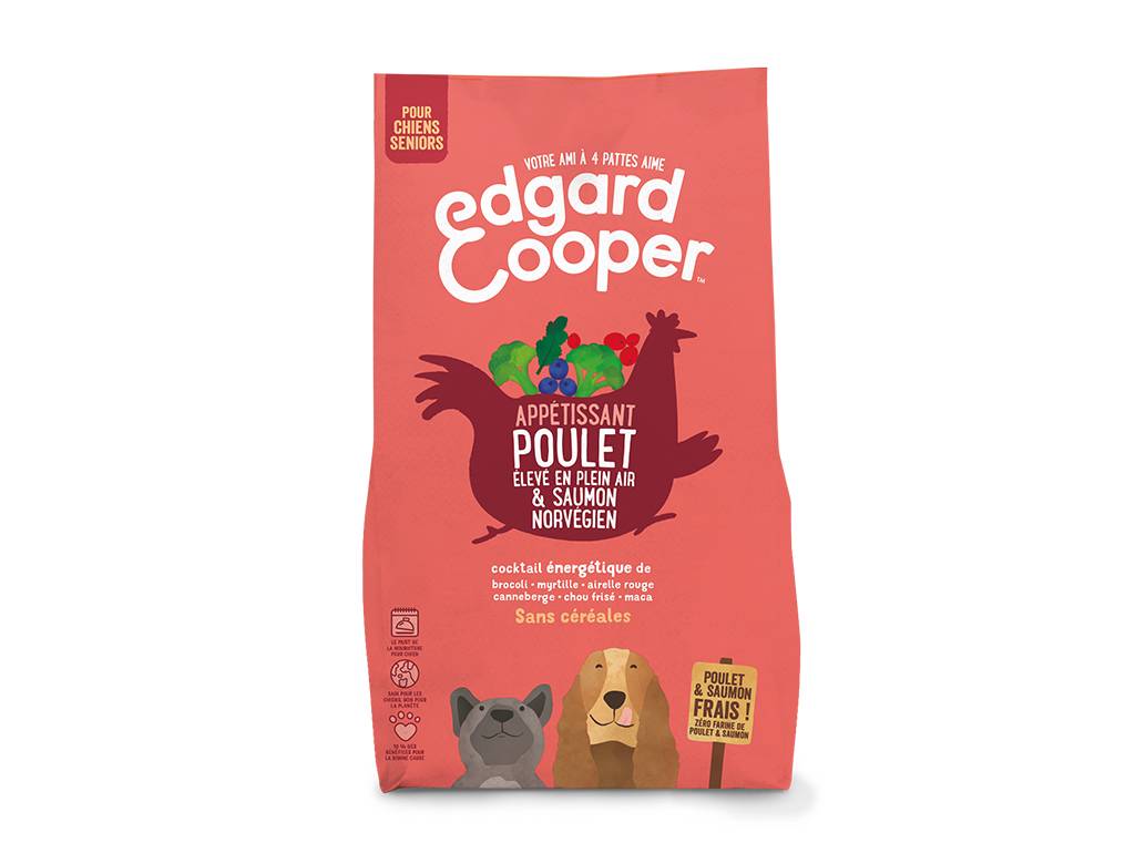 Edgard & Cooper - Croquettes chien senior sans céréales poulet saumon 7 kg - Edgard & Cooper - Image 1
