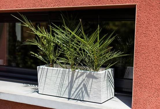 EDA Plastiques - Balconnière Rectangulaire Blanc Cérusé - EDA - Image 4