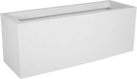 EDA Plastiques - Balconnière Rectangulaire Blanc Cérusé - EDA - Image 1