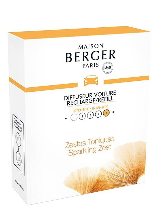 Maison Berger - Recharge aroma energy pour diffuseur de voiture