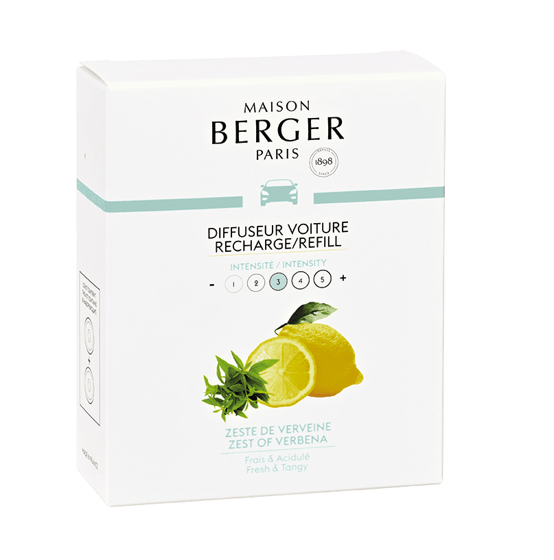 Maison Berger - Recharge zeste de verveine pour diffuseur de voiture