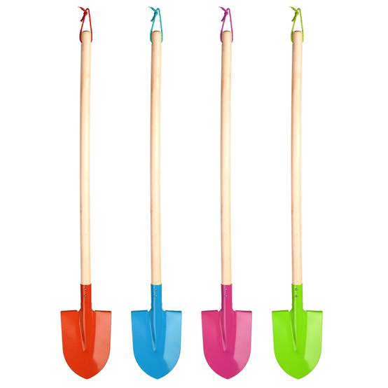 Esschert Design - Pelle pour enfant en métal et bois L12,2 x l3,8 x H 82 cm