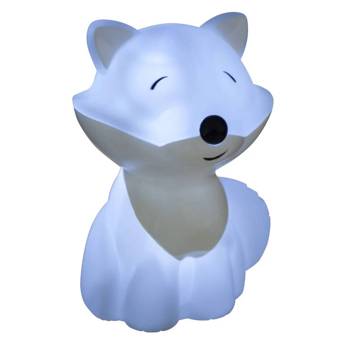 Veilleuse renard ABS PVC gris L 14,5 P 10,5 H 17,5 cm – ATMOSPHERA, CRÉATEUR D'INTÉRIEUR - Image 4