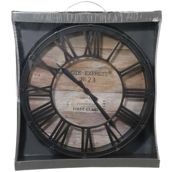 Horloge murale Plastique Vintage D 39 x 7,7 cm - ATMOSPHERA - Image 3
