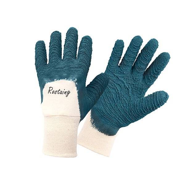 Rostaing - Rostaing - Gant jardin petits épineux en coton bleu - Taille 10 - Image 1
