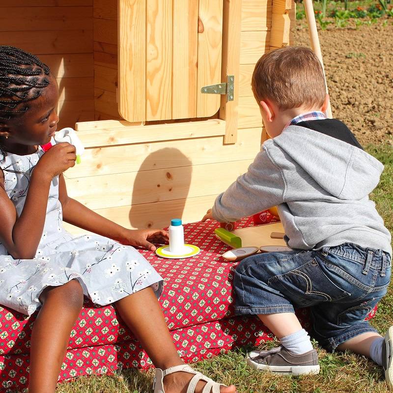 Cabane en bois Patty pour enfant L.1,33 x l.1,08 x H.1,45 m - Image 3