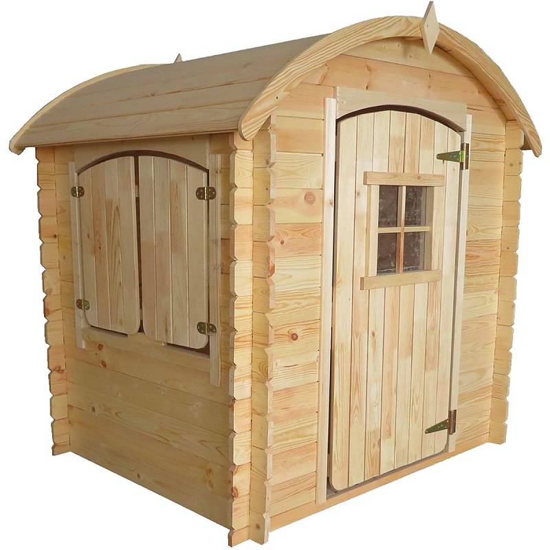 Cabane en bois Patty pour enfant L.1,33 x l.1,08 x H.1,45 m