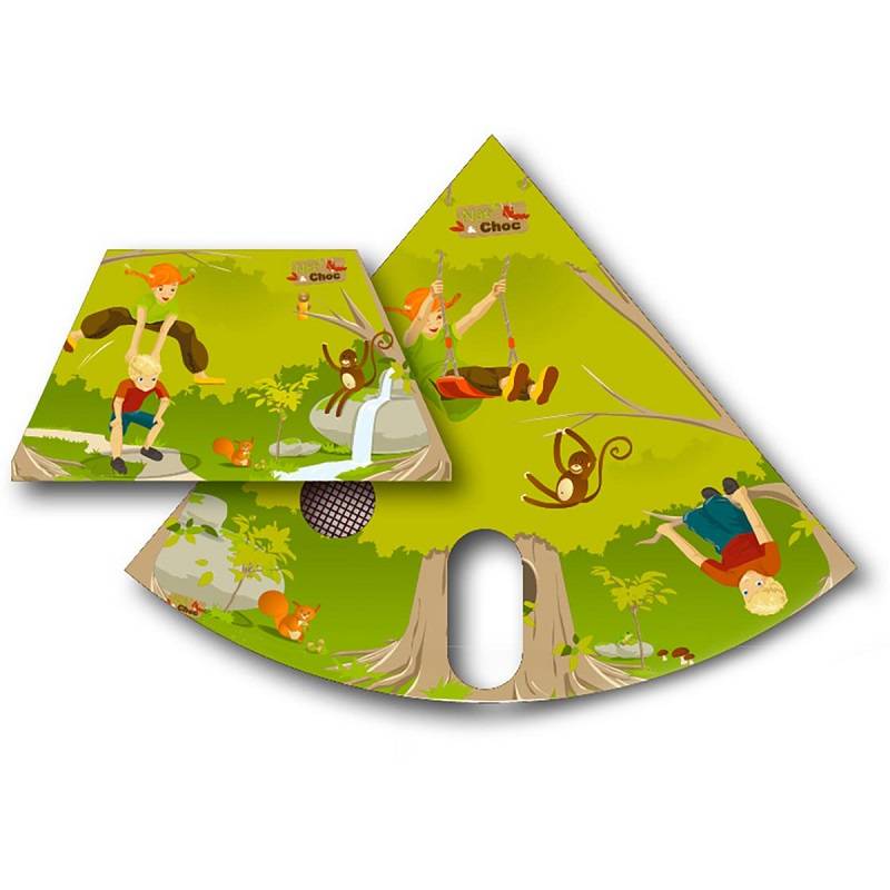 Tipi en toile pour portique L.1,00 x l.2,15 x H.2,35 m - Image 1