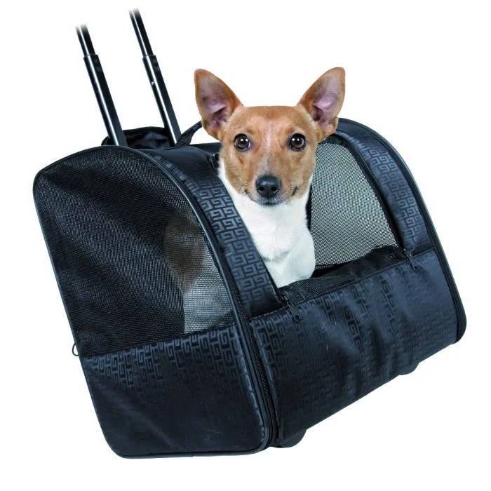 Trixie - Bolsa de transport polyester noir avec roues - TRIXIE - Image 3