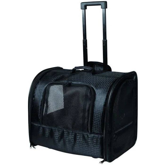 Trixie - Bolsa de transport polyester noir avec roues - TRIXIE - Image 4