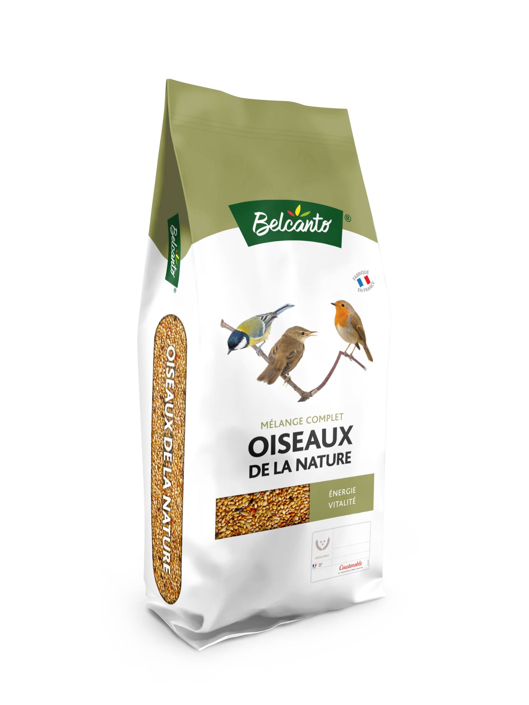 Belcanto - Mélange de graines pour oiseaux de la nature 20 kg - Belcanto - Image 1