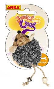 Anka - Souris en liège pour chat - L.20 x l.3 x H.3 cm