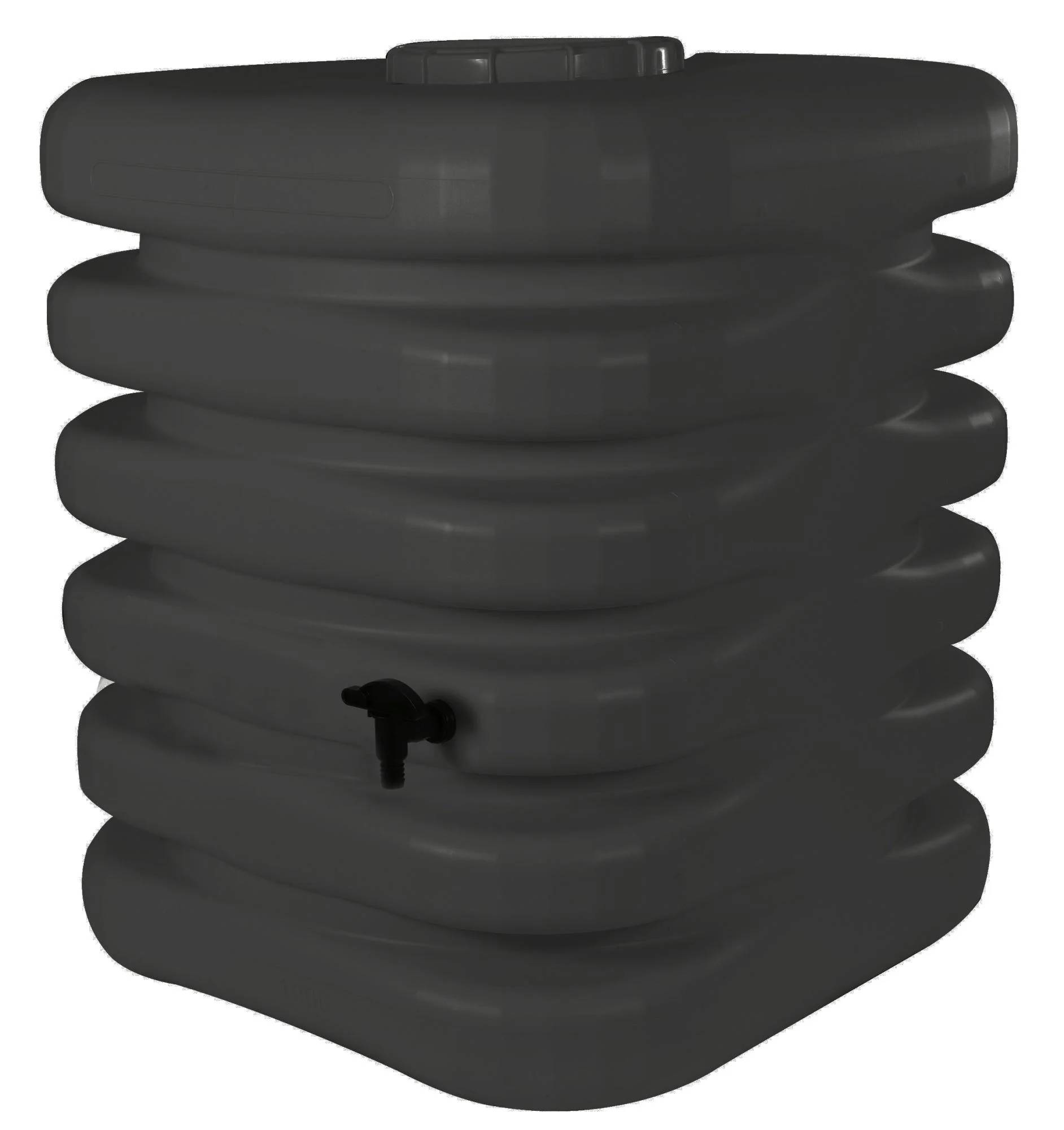 Belli - Récupérateur d'eau de pluie 1000L robinet et collecteur inclus cubique gris anthracite  – BELLI - Image 4