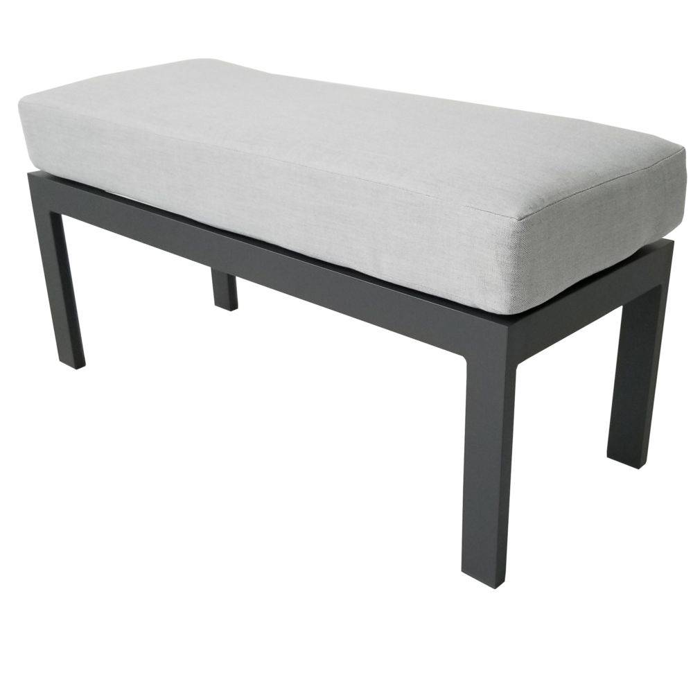Ecloz - Salon de jardin aluminium anthracite et gris 8 personnes Family ECLOZ - Image 2