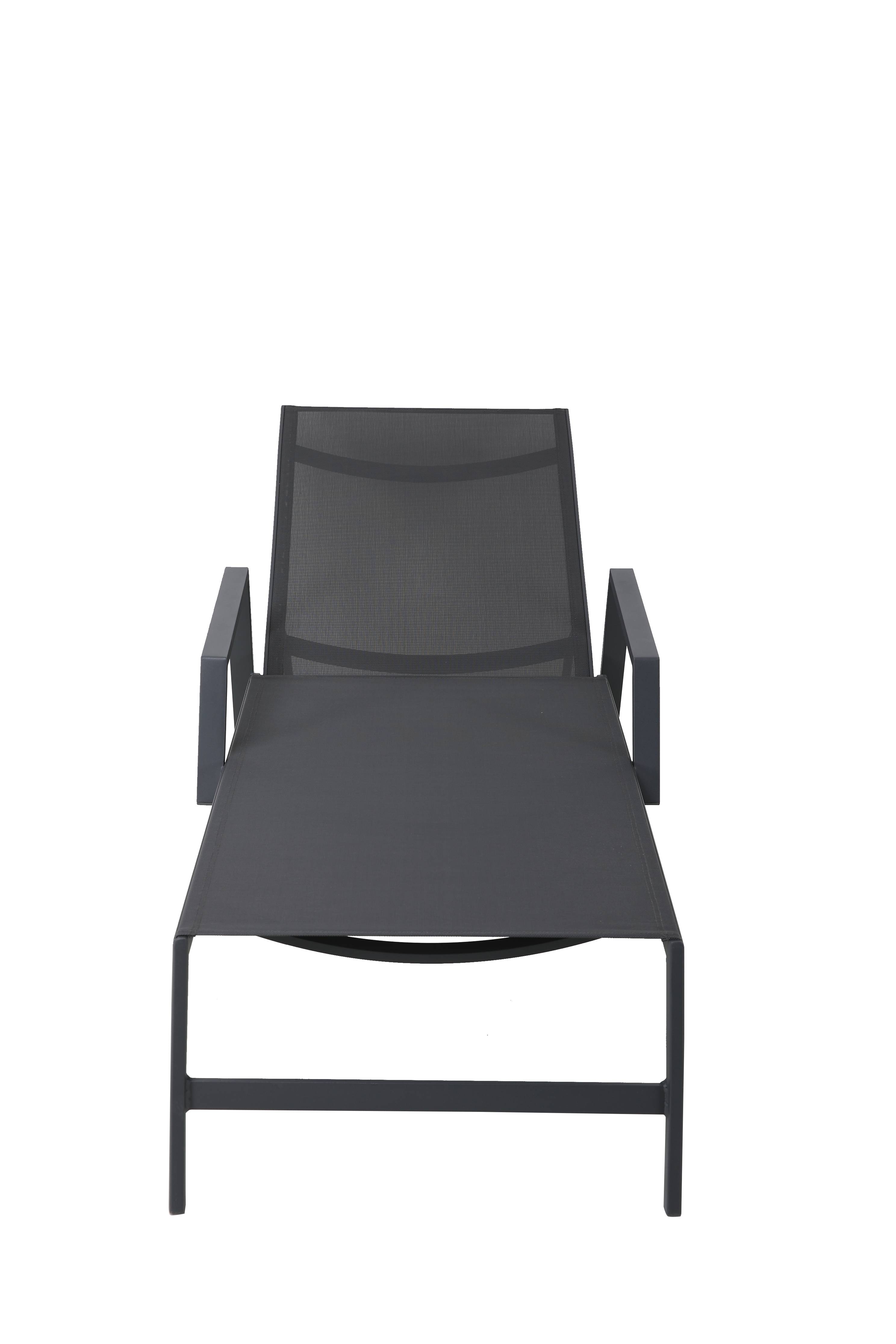 Ecloz - Bain de soleil alu polyester Solar Plus Anthracite H.72 cm ECLOZ - Image 5