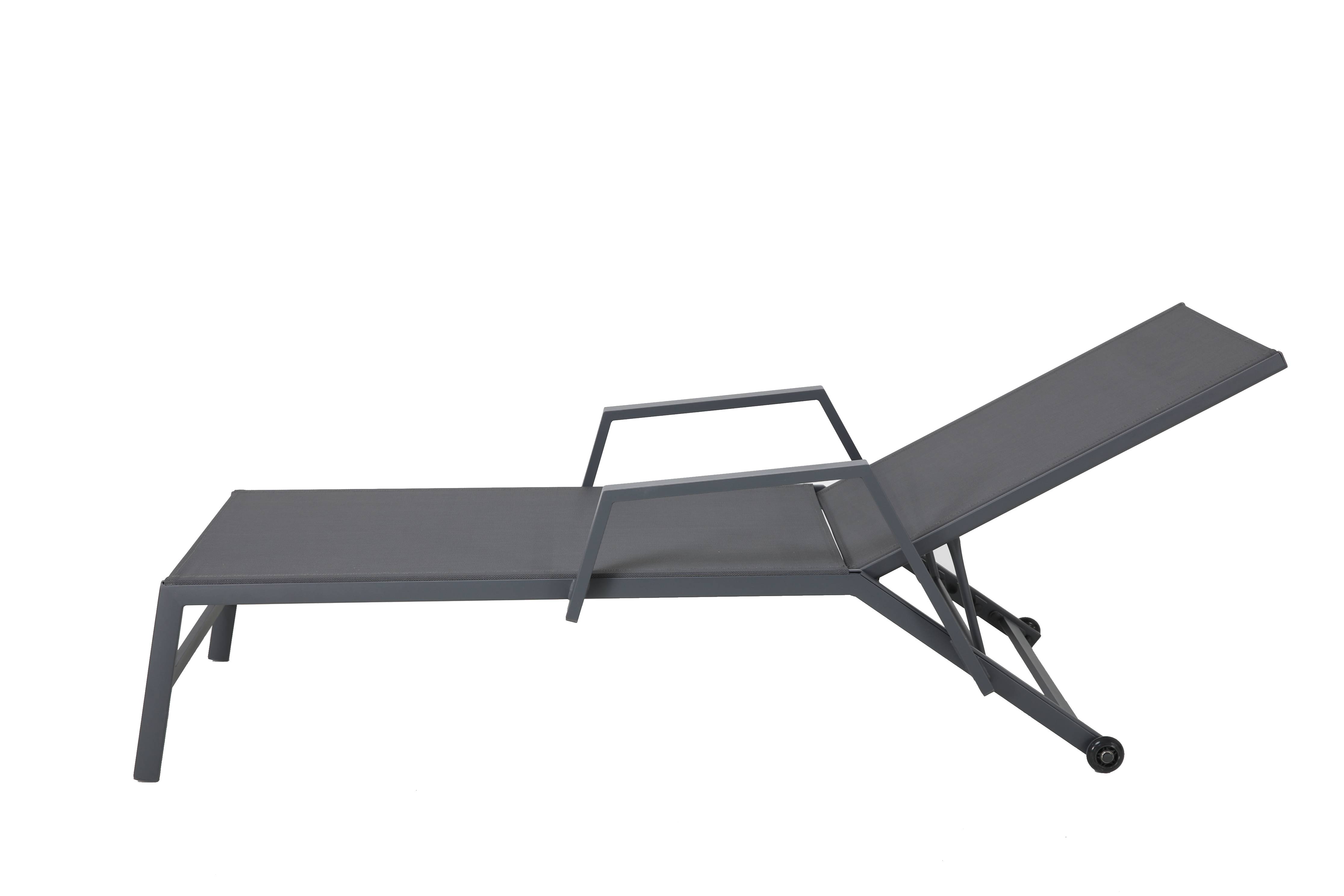 Ecloz - Bain de soleil alu polyester Solar Plus Anthracite H.72 cm ECLOZ - Image 7