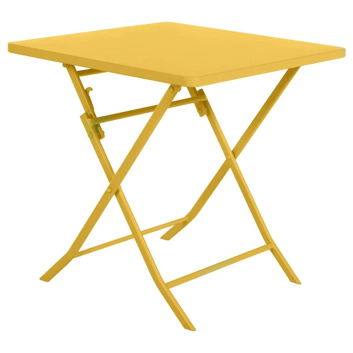 Hesperide - Table de jardin carrée moutarde – HESPERIDE - Image 6