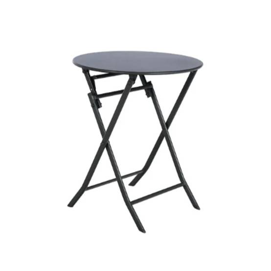 Hesperide - Table de jardin ronde graphite - HESPERIDE - Image 1
