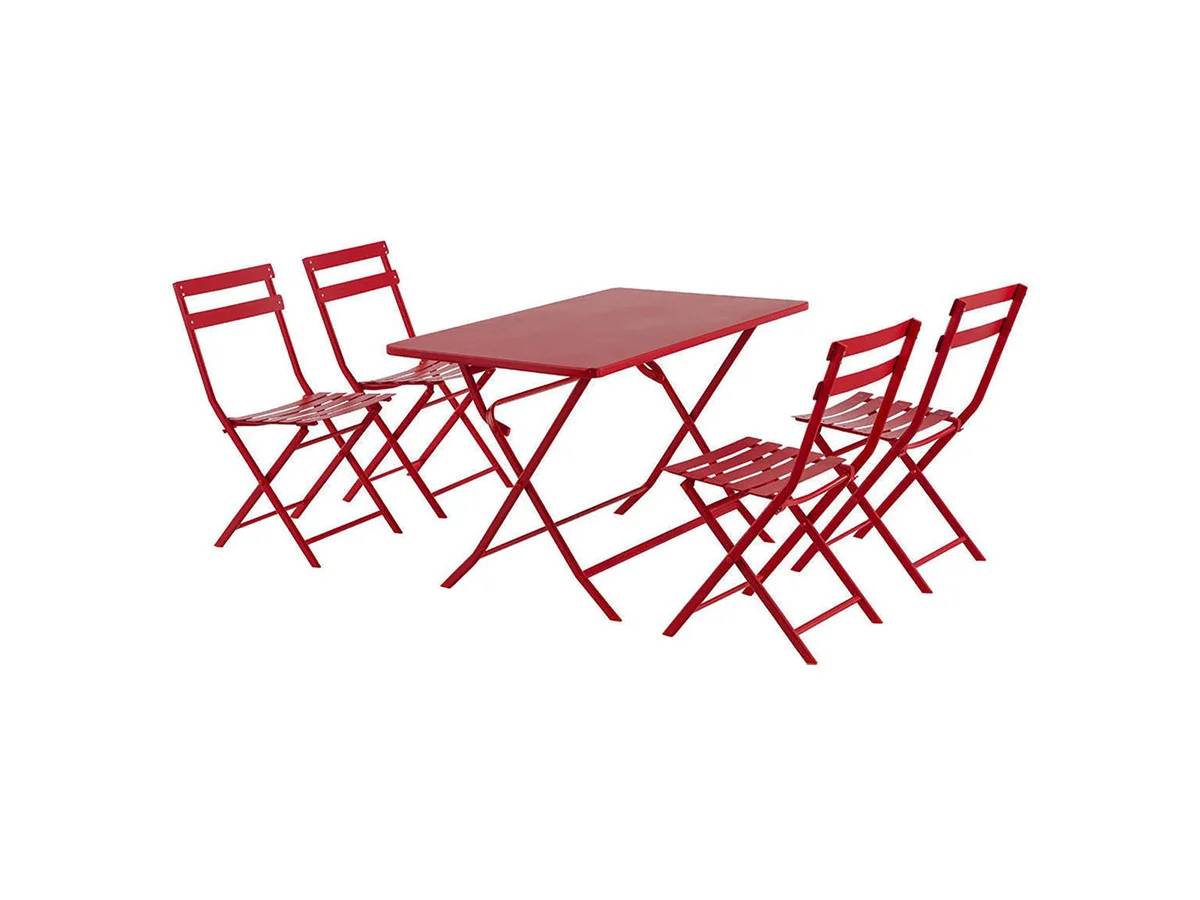 Hesperide - Hesperide - Table Greensboro groseille - L.110 x l.70 x H.71 cm - Image 5
