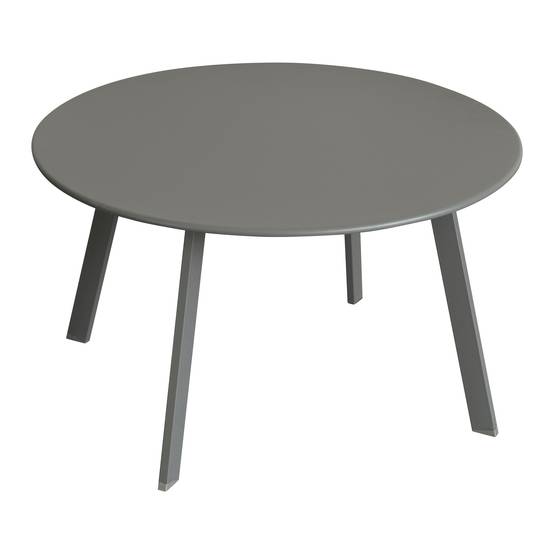 Hesperide - Hesperide - Table d'appoint Saona graphite - Ø70 x H.40 cm