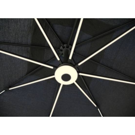 Pro Loisirs - Parasol déporté Aluminium gris - Proloisirs - Image 8