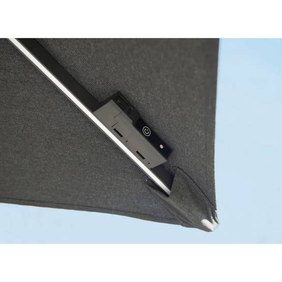 Pro Loisirs - Parasol déporté Aluminium gris - Proloisirs - Image 7