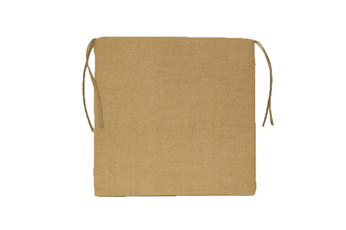 Midi au Soleil - Midi au soleil - Coussin galette olive - L.38 x l.38 x H.4,5 cm - Image 2
