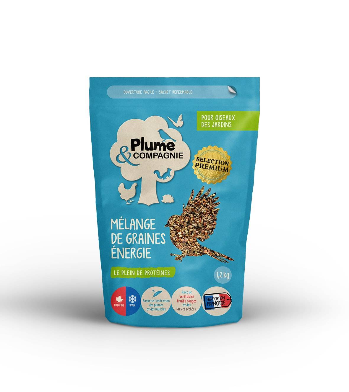Plume & compagnie - Mélange Énergie pour Oiseaux - PLUME&CIE