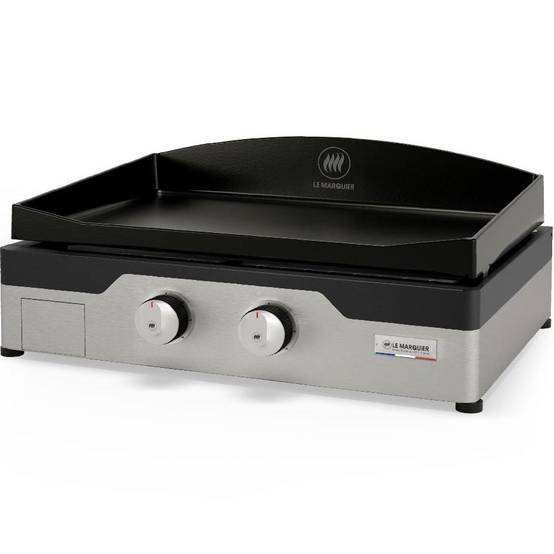 Le Marquier - Plancha gaz 2 feux à poser fonte émaillée Allure 260 Duo Le Marquier - Image 9