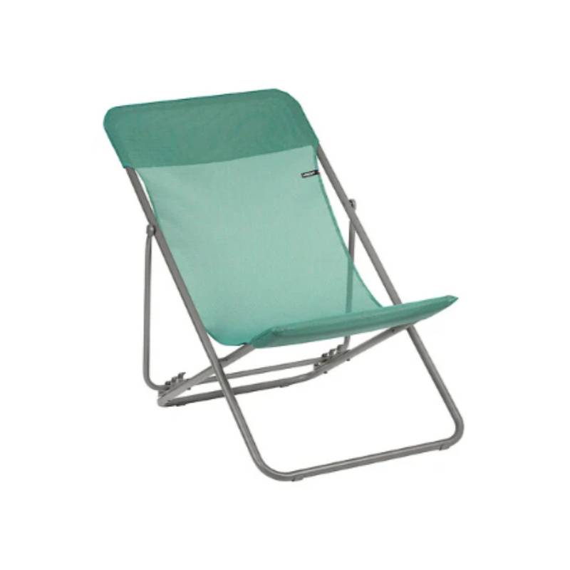 Lafuma-Mobilier - Maxi Transat de jardin acier batyline chlorophyle Lafuma Mobilier - Image 1