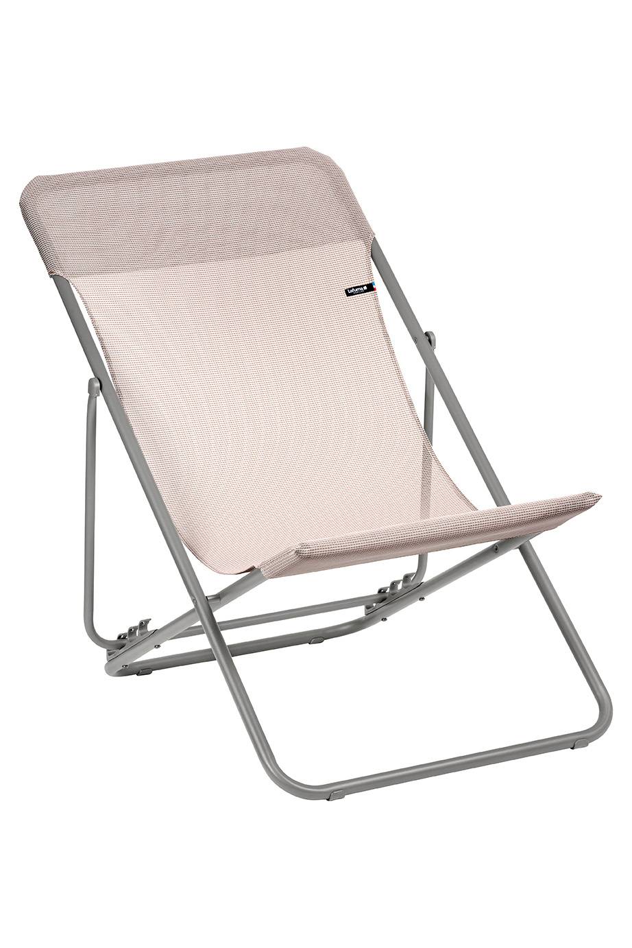 Lafuma-Mobilier - Lafuma - Maxi Transat Plus Magnolia - L.94 x l.62 x H.83 cm - Image 1