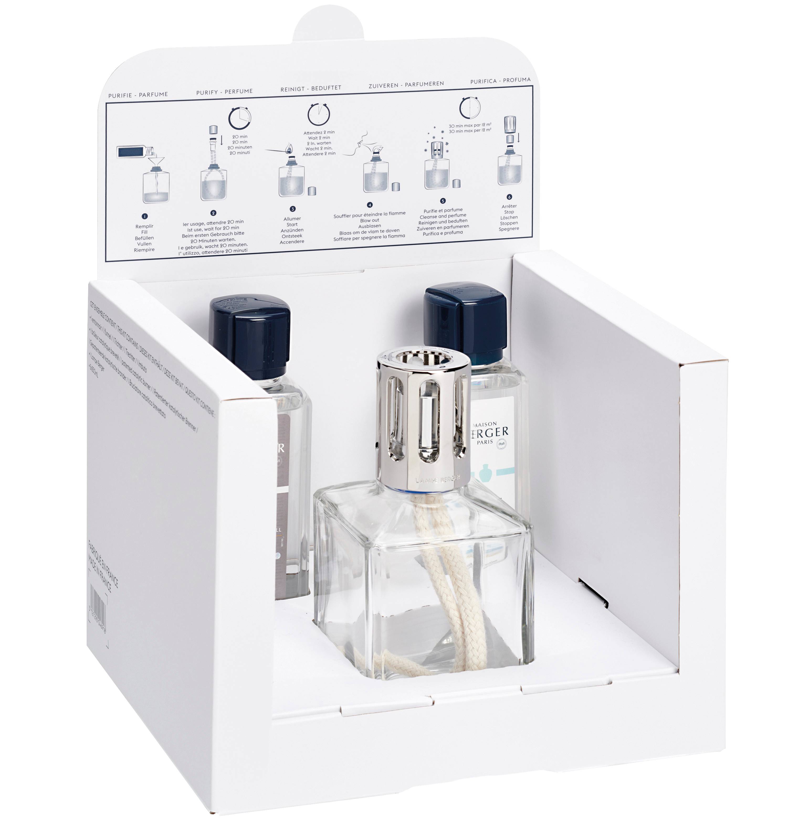 Maison Berger - Maison Berger - Coffret Essentiel Carre+ 2 Parfums 250ml - Image 2