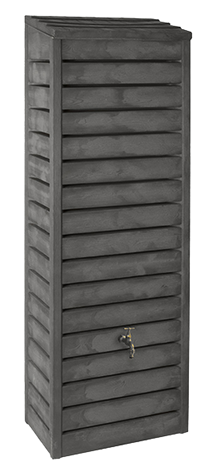 Belli - Récupérateur d'eau de pluie 300L Forestier anthracite - BELLI - Image 1