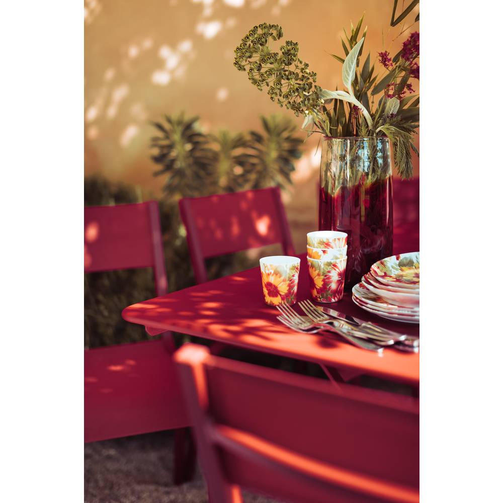 Fermob - Table de jardin rectangulaire pliante acier piment 6 personnes Cargo Fermob - Image 3