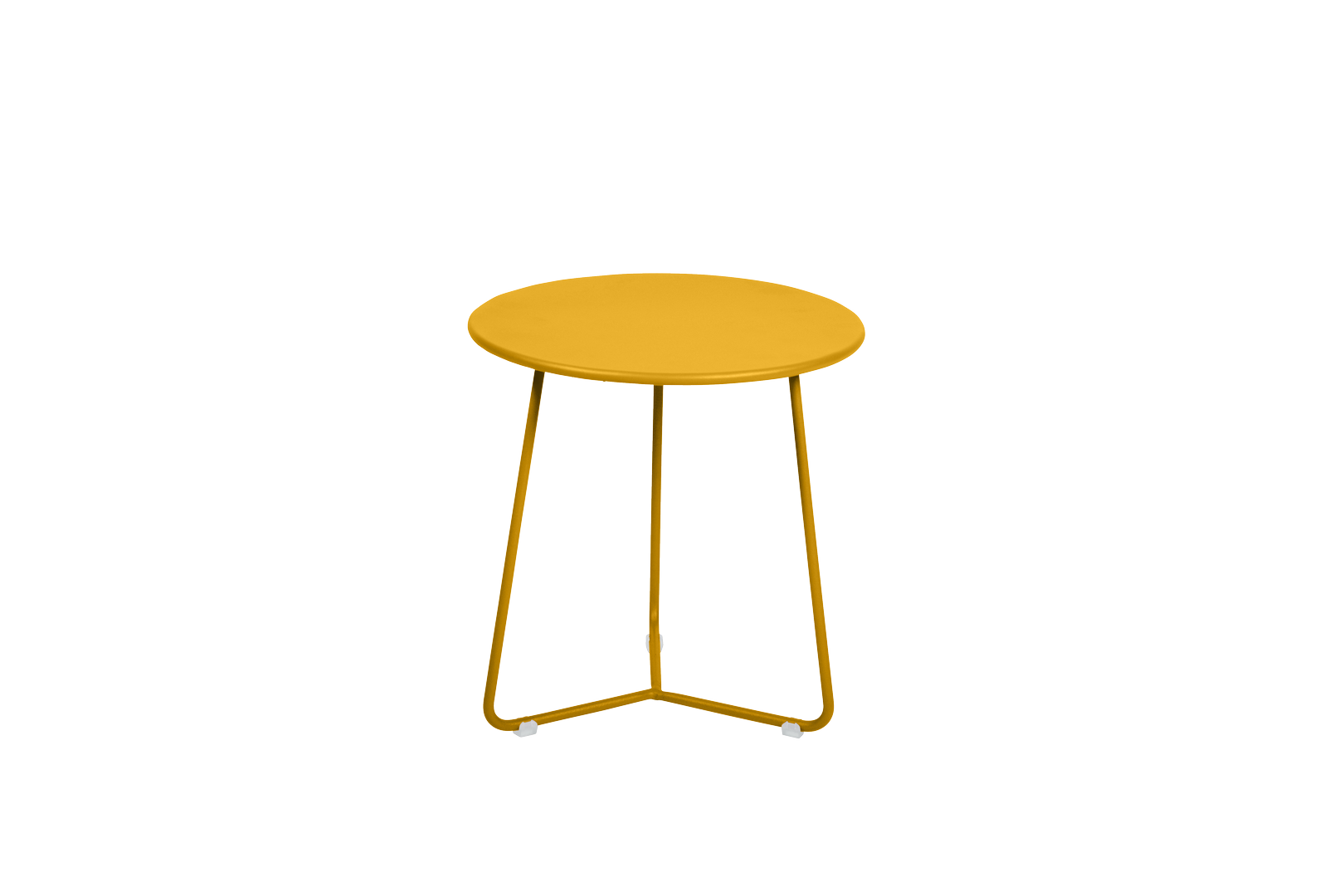 Fermob - Table basse de jardin ronde métal jaune Ø 34 cm H 36 cm - FERMOB