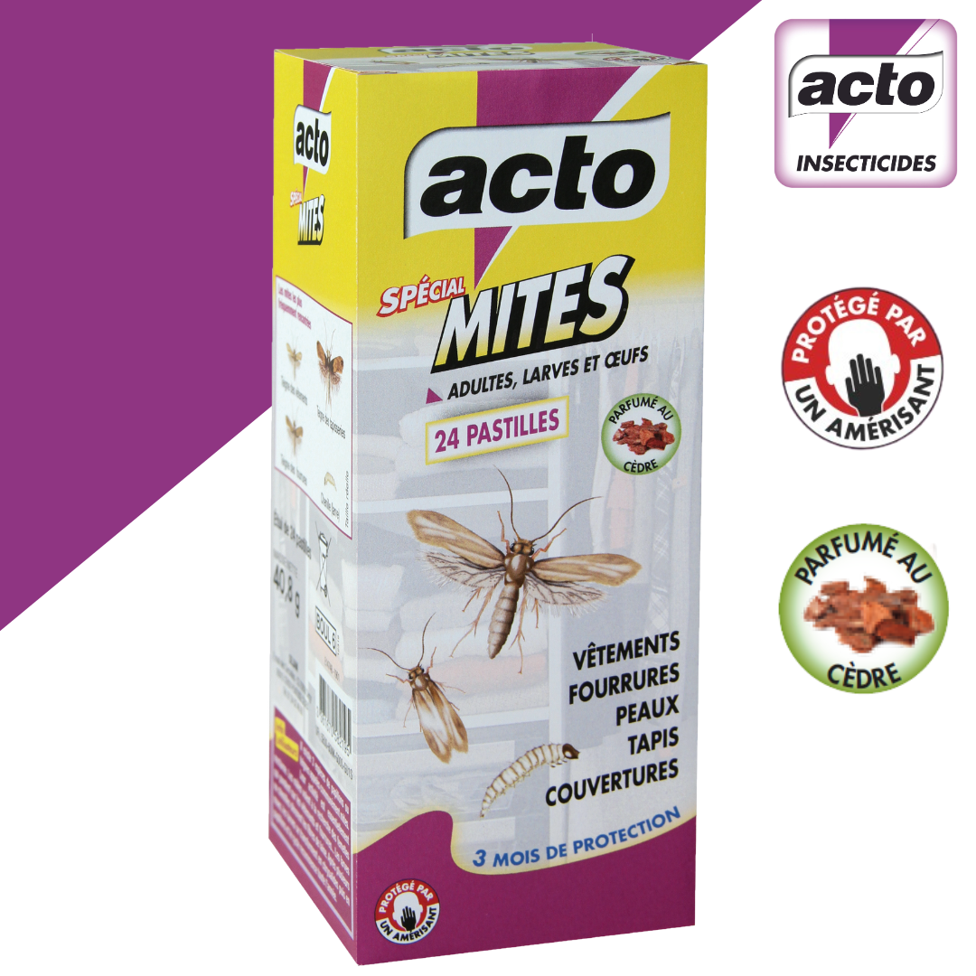 Acto - Pastilles Spécial Mites Textiles ACTO