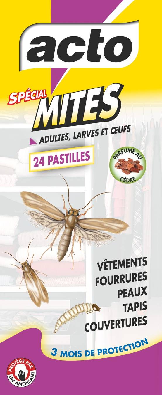 Acto - Pastilles Spécial Mites Textiles ACTO - Image 6