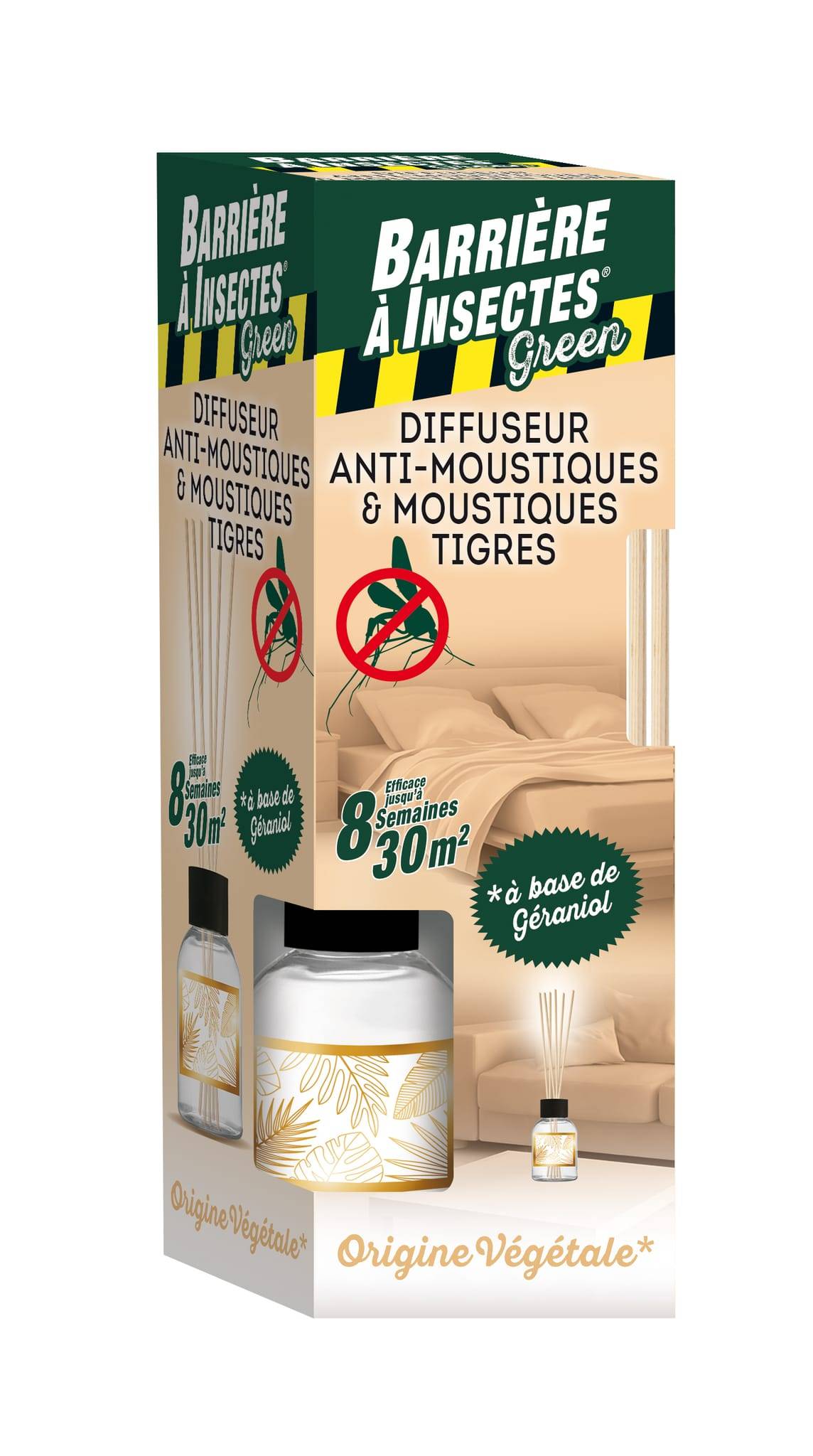Barrière à insectes Green - Diffuseur bâtonnets anti-moustiques - BARRIERE A INSECTES - Image 1