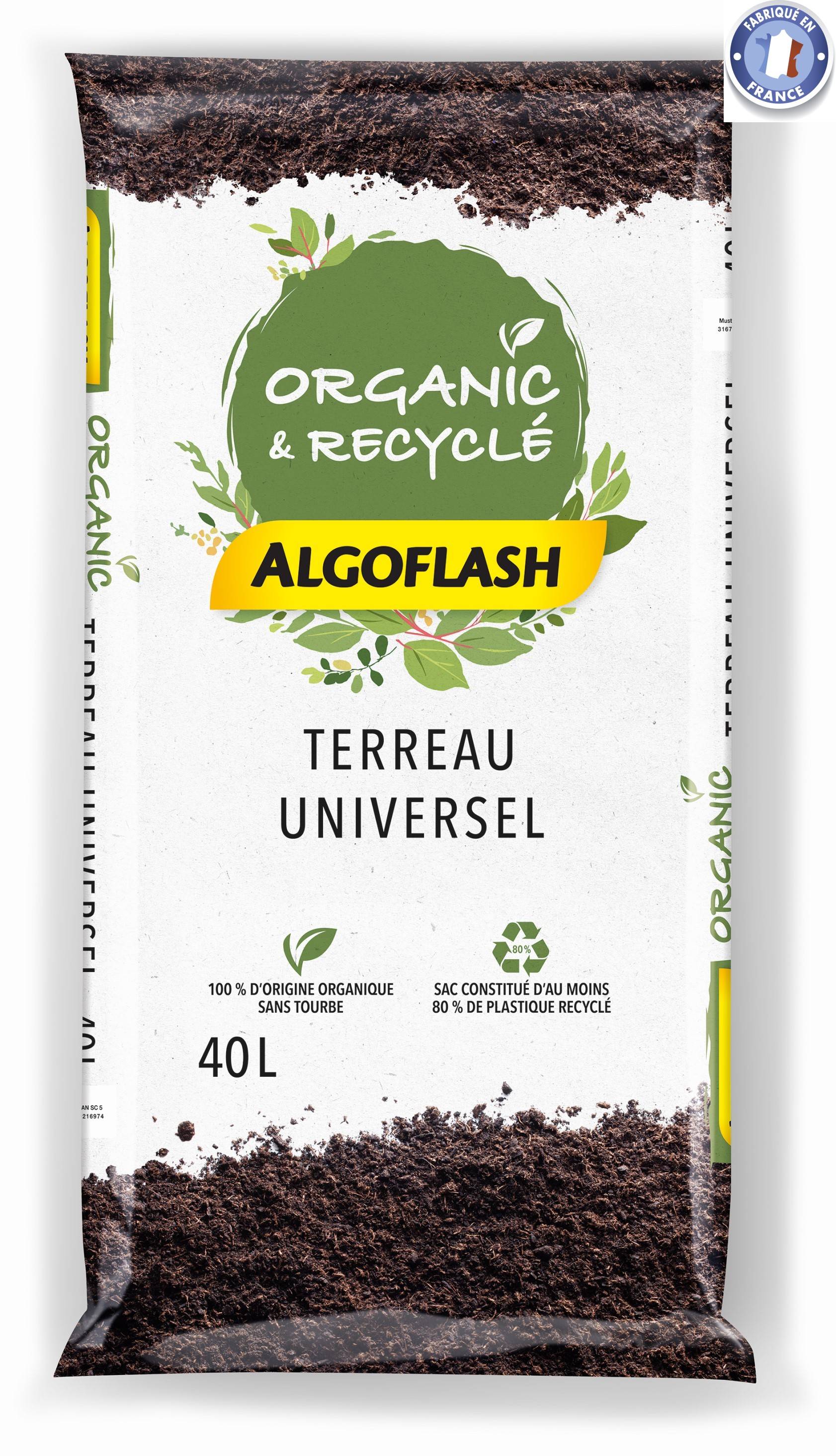 Algoflash Organic & Recyclé - Terreau Universel - ALGOFLASH - Image 2