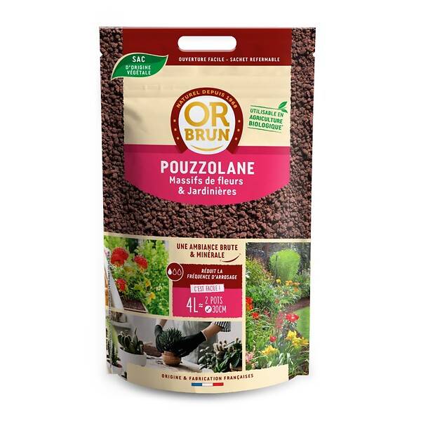Or Brun - Or Brun - Pouzzolane 4 L - Image 2