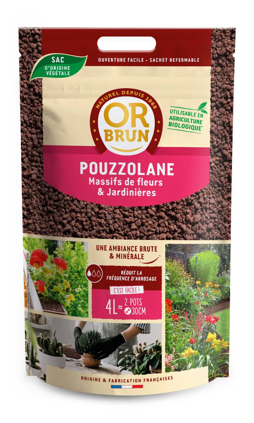 Or Brun - Or Brun - Pouzzolane 4 L - Image 1