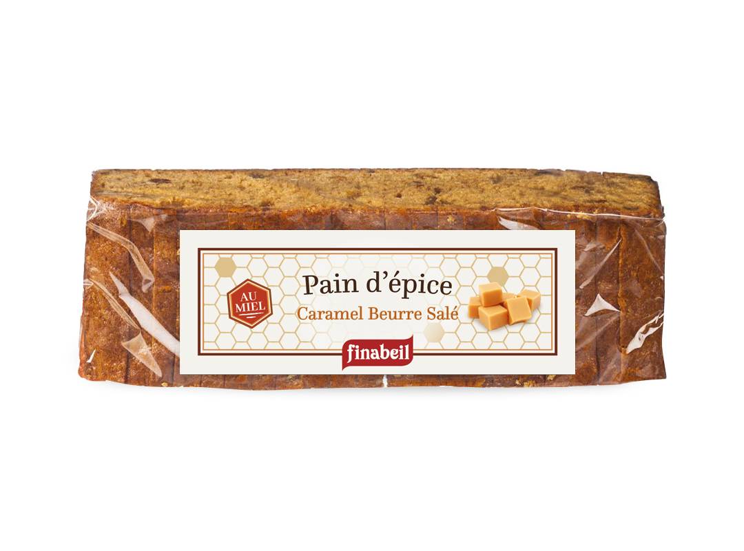 Finabeil - Pain d'épices caramel beurre salé 300 g - Finabeil